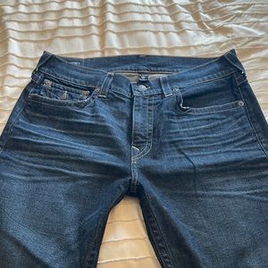 True religion men’s jeans. Dark blue. Size 36. Worn a couple times.